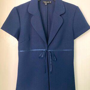 My Michelle 9/10 Navy Blue Cap Sleeve Jacket